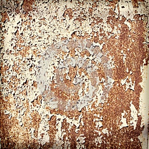 Rusty trash background