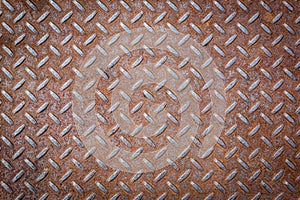 Rusty Vignetted Metal Texture Background photo