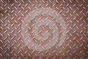 Rusty Vignetted Metal Texture Background