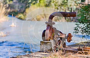 Rusty water pump