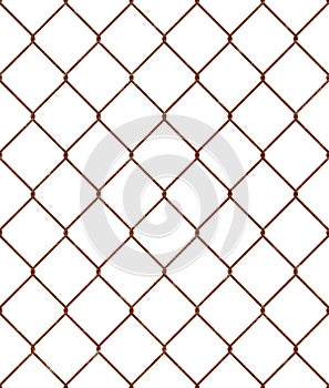 Rusty wire mesh seamless pattern