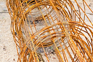 Rusty wire mesh steel for construction