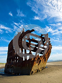 Rusty Wreckage of a Ship