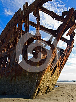 Rusty Wreckage of a Ship