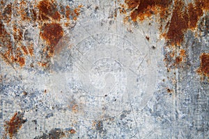 Rusty zinc texture