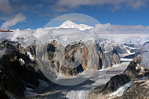 Ruth Glacier in Alaska, United States