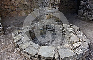 Ruthven Barracks - ancient well - Scotland