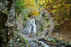 Ruzomberok - Cutkovska Valley, Jamisne watterfall in Cutkovska valley.