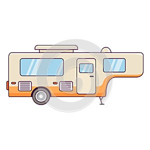 Rv camper trailer.Truck Campe.Travel trailers.Motorhome caravan car.