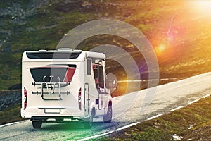 RV Camper Traveling