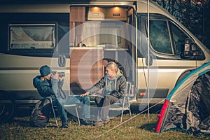 RV Camping Couples Fun