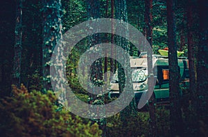 RV Forest Camping