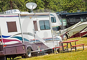 RV Motorhomes Camping