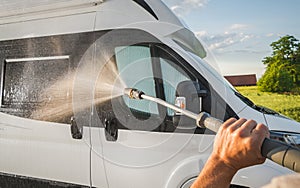 RV Recreational Vehicle Camper Van Pressure Washing