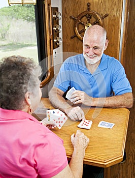 RV Seniors - Playing Cribbage