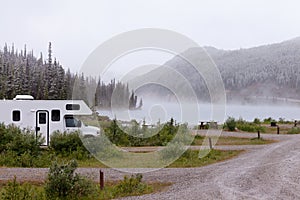 RV Summit Lake Stone Mountain Provincial Park BC