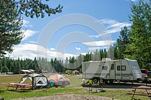 RV and Tent Campsite photo