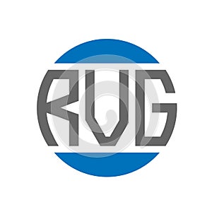 RVG letter logo design on white background. RVG creative initials circle logo concept. RVG letter design