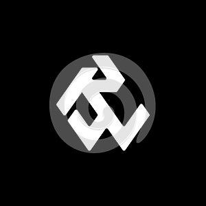 RW Logo, RW Monogram, Initial RW Logo, Letter RW Logo, Letter RW Icon