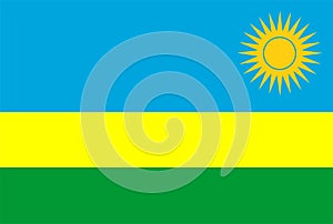 Rwanda Flag photo