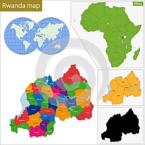 Rwanda map