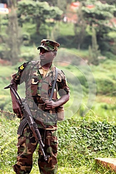 Rwandan soldier