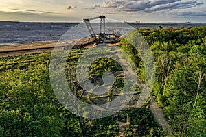 RWE lignite mining area Hambacher Forst