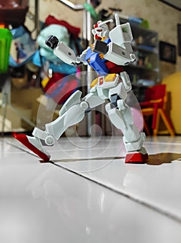 RX-78 Gunpla ready to punch