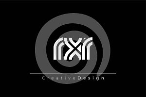 RXR Creative Unique Modern Letter Logo Design