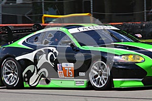 Ryan Dalziel races the Jaguar XKR