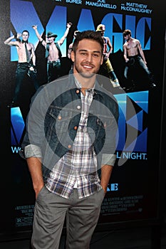 Ryan Guzman arrives at the