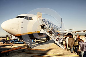 Ryanair boarding