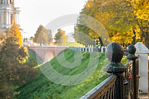 Ryazan Kremlin on autumn - ansamble of ortodox church