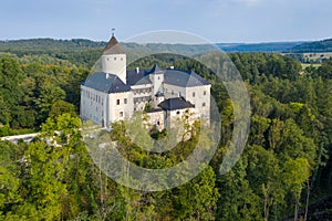 Rychmburk Castle is located near the village of PÅ™edhradÃ­ in the district of Chrudim and the Pardubice Region