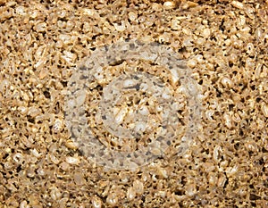 Rye bread background