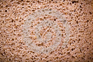 Rye bread. macro