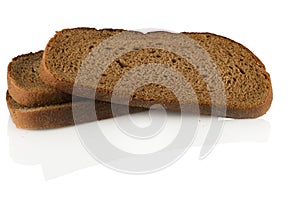 Rye bread sliced