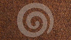 Rye bread texture close up, brown bread background