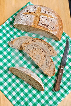 Rye levain bread