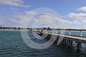 Rye pier in Mornington Peninsula Victoria Australia photo