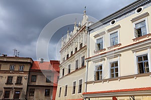 Rynek in Lublin, Poland photo