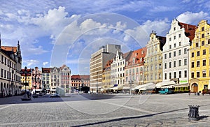 Rynek (Market Square) in Wroclaw, Poland photo