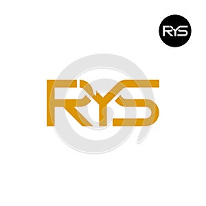 RYS Logo Letter Monogram Design