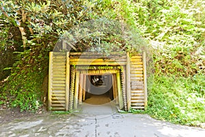 Ryugenji Mabu Shaft of Iwami Ginzan mine, Omori, Japan photo