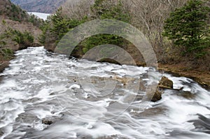 Ryuzu Falls in the Yugama River.