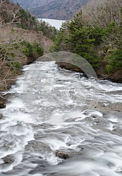Ryuzu Falls in the Yugama River.
