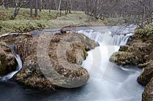 Ryuzu Falls in the Yugama River.