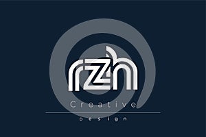 RZH Creative Unique Modern Letter Logo Design