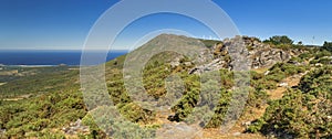 Ría de Arosa from A Curota Viewpoint, Puebla del Caramiñal, Spain