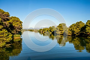 S`Albufera Natural Park lagoon, Mallorca photo